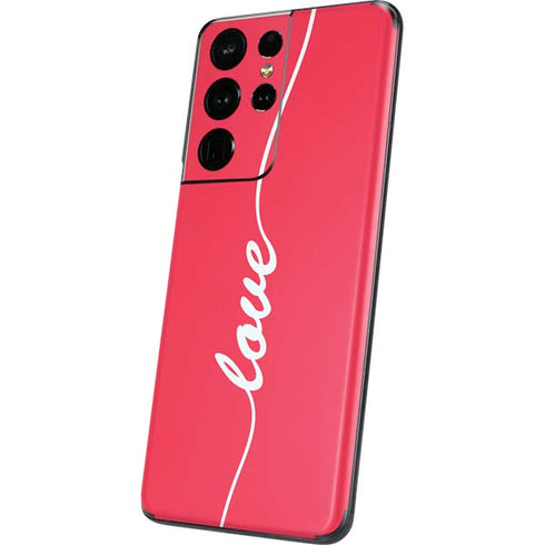 Love Banner Galaxy S21 Ultra 5G Skin