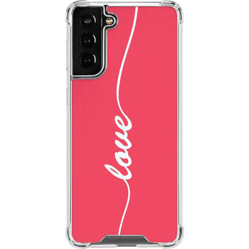Love Banner Galaxy S22 Plus Clear Case