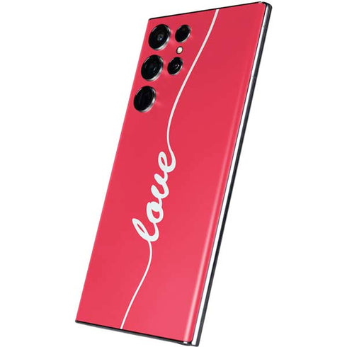 Love Banner Galaxy S22 Ultra Skin