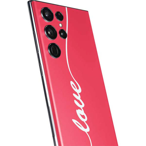 Love Banner Galaxy S22 Ultra Skin