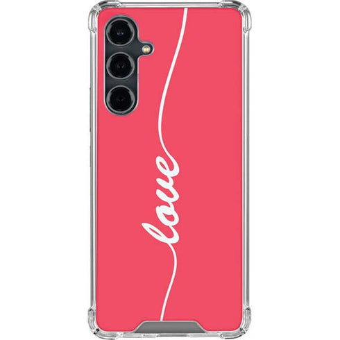 Love Banner Galaxy S23 FE Clear Case