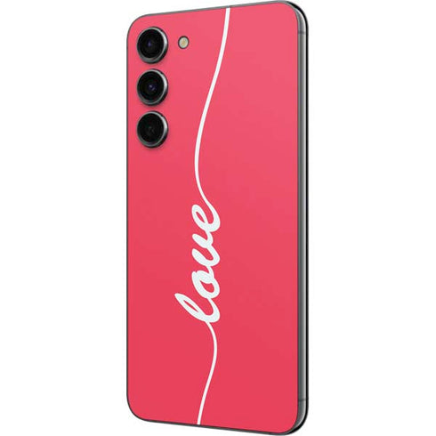 Love Banner Galaxy S23 Plus Skin