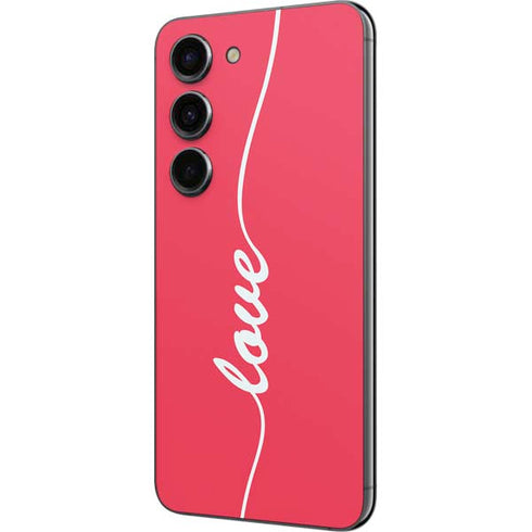Love Banner Galaxy S23 Skin