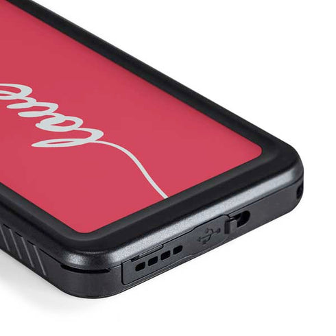 Love Banner Galaxy S23 Waterproof Case