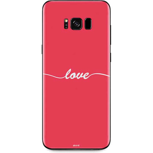 Love Banner Galaxy S8 Skin