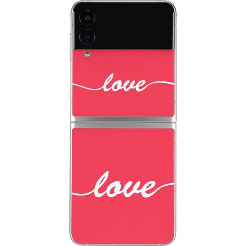 Love Banner Galaxy Z Flip3 5G Skin