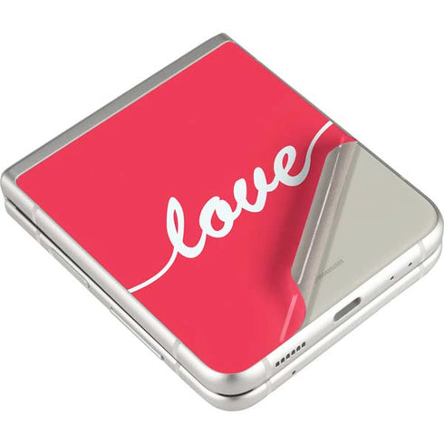 Love Banner Galaxy Z Flip3 5G Skin