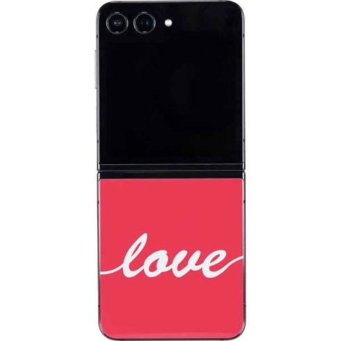 Love Banner Galaxy Z Flip5 5G Skin