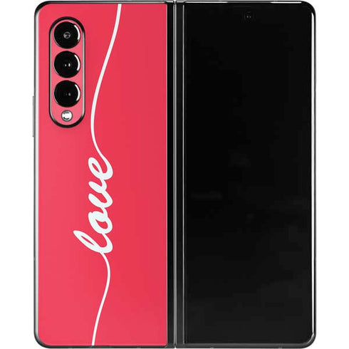 Love Banner Galaxy Z Fold3 5G Skin