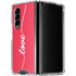 Love Banner Galaxy Z Fold4 5G Clear Case