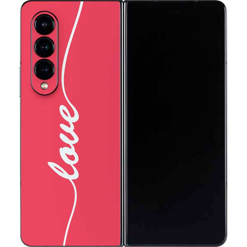 Love Banner Galaxy Z Fold4 5G Skin