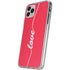 Love Banner iPhone 11 Pro Clear Case