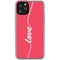 Love Banner iPhone 11 Pro Clear Case