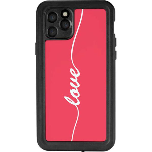 Love Banner iPhone 11 Pro Waterproof Case