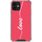 Love Banner iPhone 12 Clear Case