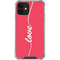 Love Banner iPhone 12 Mini Clear Case