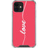 Love Banner iPhone 12 Mini Clear Case