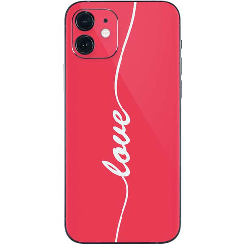 Love Banner iPhone 12 Mini Skin