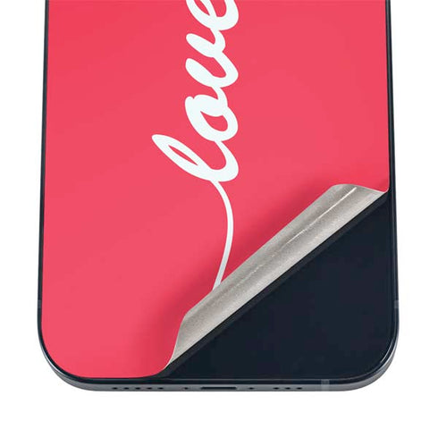 Love Banner iPhone 12 Mini Skin
