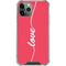 Love Banner iPhone 12 Pro Clear Case