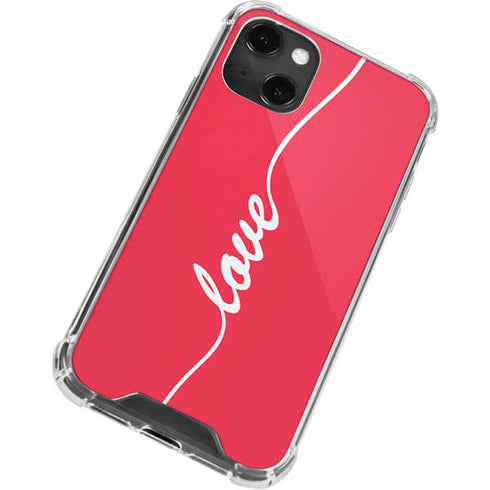 Love Banner iPhone 13 Mini Clear Case