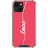 Love Banner iPhone 14 Plus Clear Case