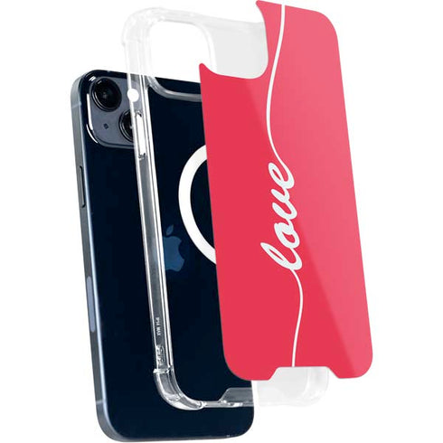 Love Banner iPhone 15 Plus MagSafe Case