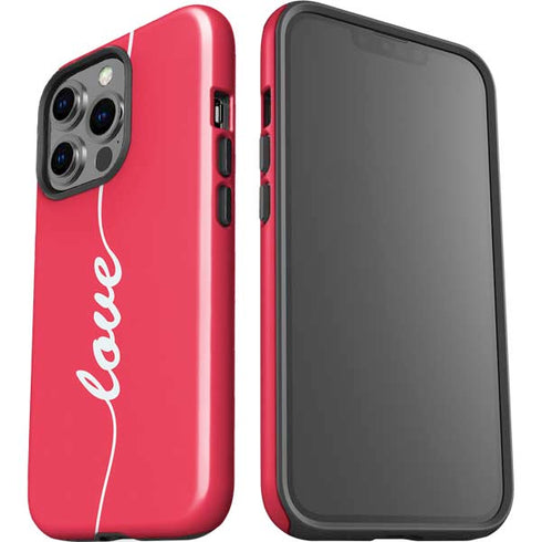 Love Banner iPhone 15 Pro Impact Case