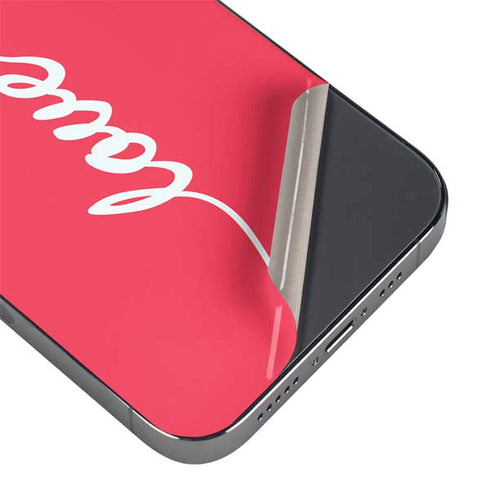 Love Banner iPhone 14 Pro Max Skin