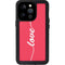 Love Banner iPhone 14 Pro Waterproof Case