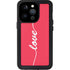 Love Banner iPhone 14 Pro Waterproof Case