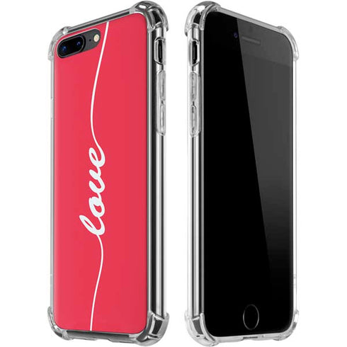 Love Banner iPhone 7/8 Plus Clear Case