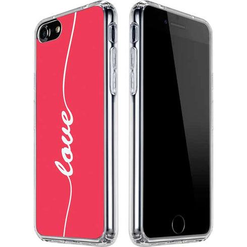 Love Banner iPhone SE (2nd & 3rd Gen) Clear Case