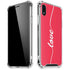 Love Banner iPhone XR Clear Case