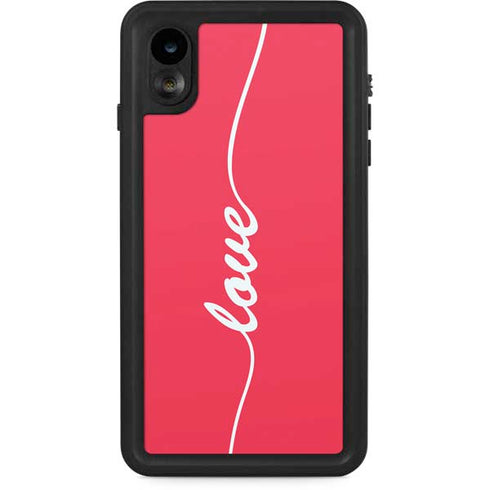Love Banner iPhone XR Waterproof Case