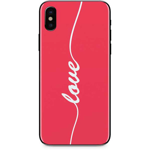 Love Banner iPhone XS Skin