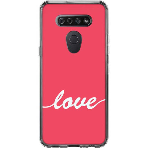 Love Banner LG K51/Q51 Clear Case