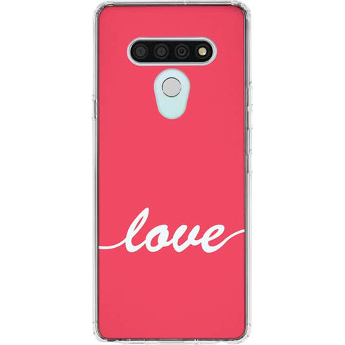 Love Banner LG Stylo 6 Clear Case