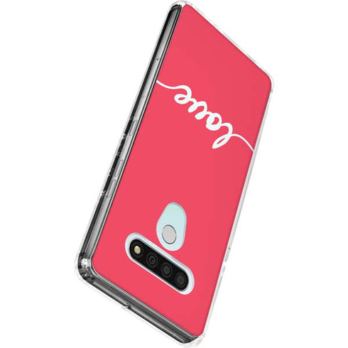 Love Banner LG Stylo 6 Clear Case