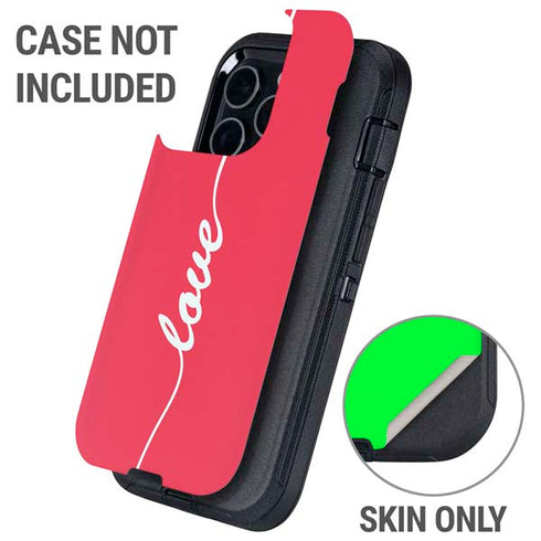 Love Banner Otterbox Defender iPhone Skin