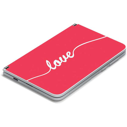 Love Banner Surface Duo Skin