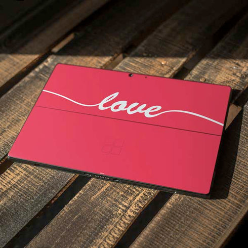Love Banner Surface Pro 7 Skin