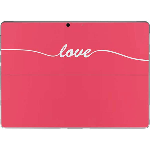 Love Banner Surface Pro 9 Skin