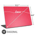 Love Banner Universal Laptop 15in (12.2 x 8.8in) Skin