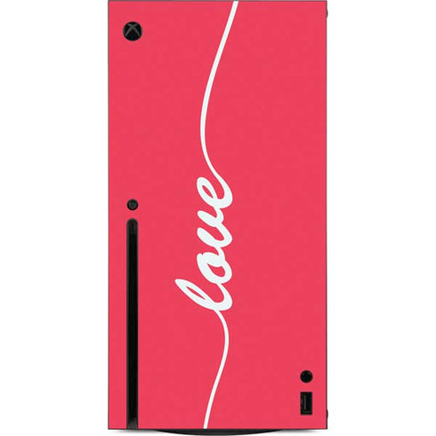 Love Banner Xbox Series X Console Skin