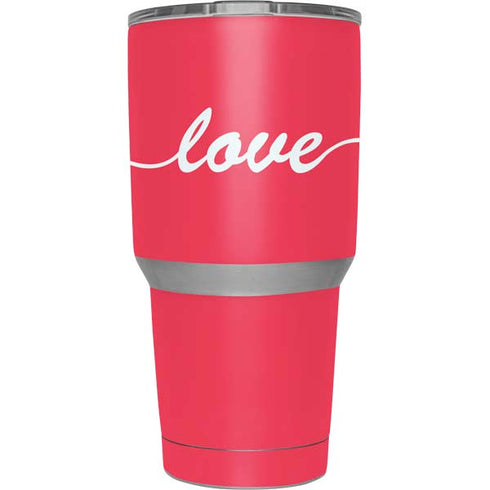 Love Banner Yeti 30oz Rambler Tumbler Skin