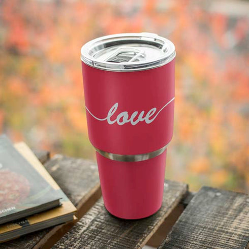 Love Banner Yeti 30oz Rambler Tumbler Skin