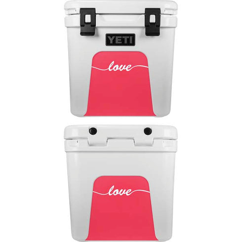 Love Banner YETI Roadie 24 Hard Cooler Skin
