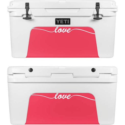 Love Banner YETI Tundra 65 Hard Cooler Skin