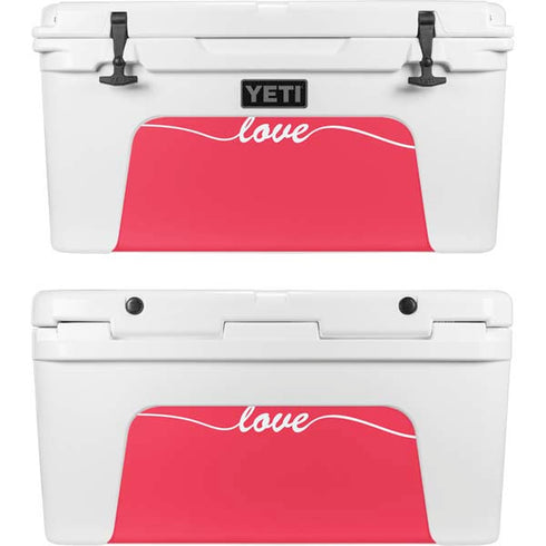 Love Banner YETI Tundra 75 Hard Cooler Skin